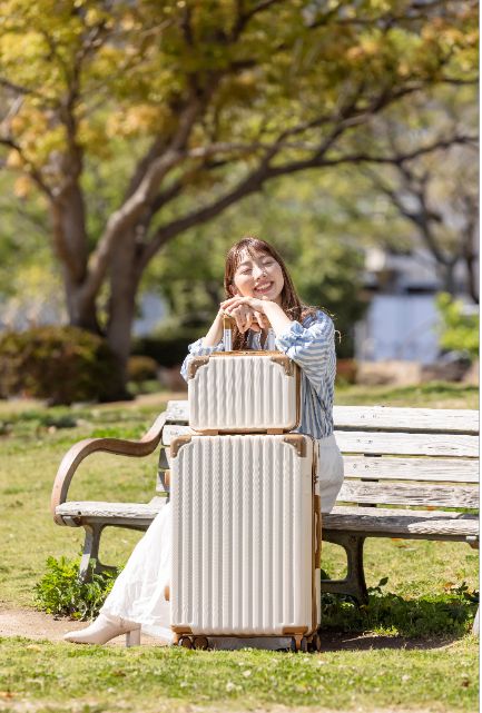 RIOU キャリーケース スーツケース レディース 3点セット S Ｍ ミニケース DECORATOM_COM_BR