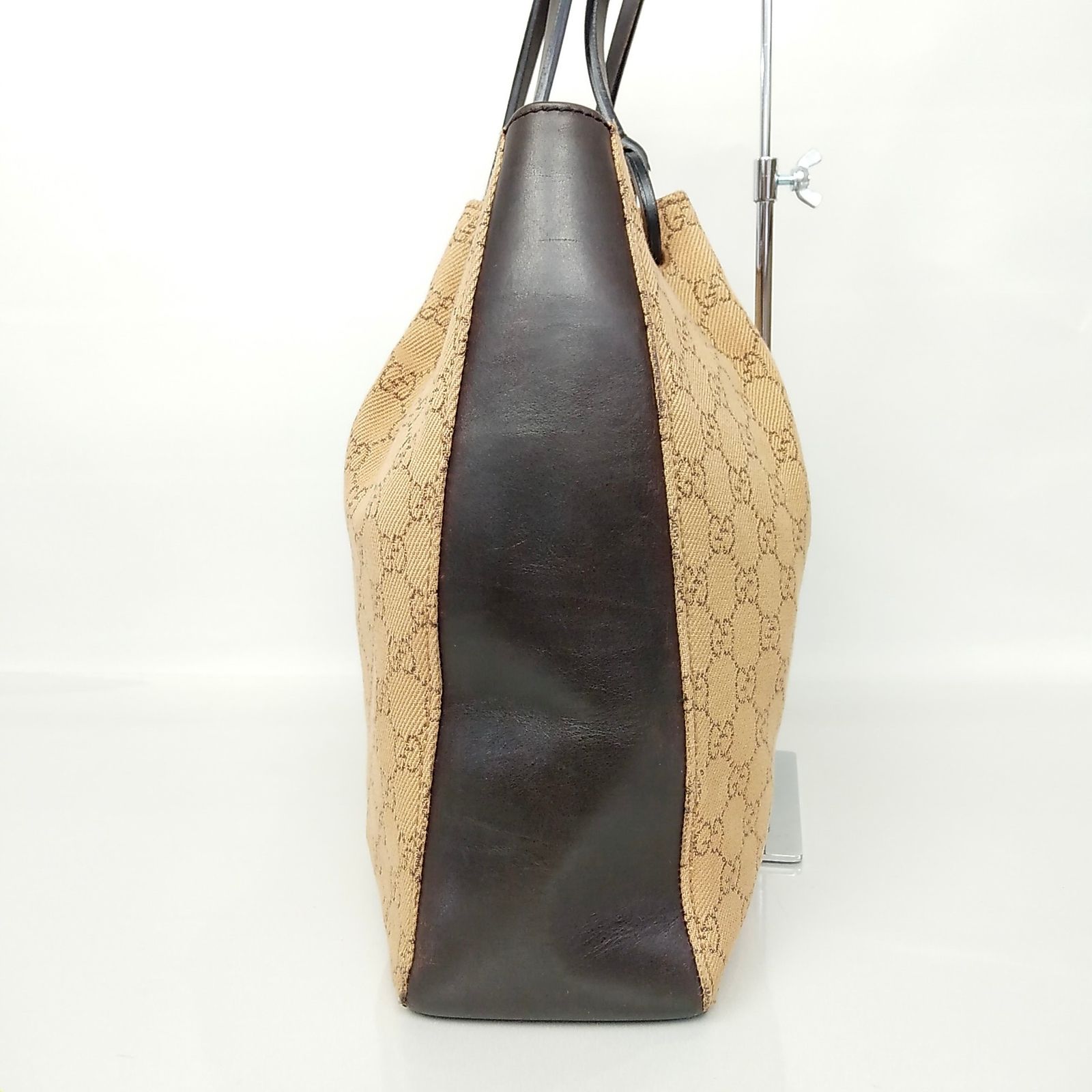 激安単価で 2412-52｜グッチ GGキャンバス トートバッグ ダークブラウン バッグ