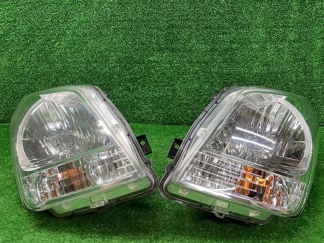 スズキ　MH23S　ワゴンR　ヘッドライト　左右　ハロゲン　100-59192　レベ付き　250205244