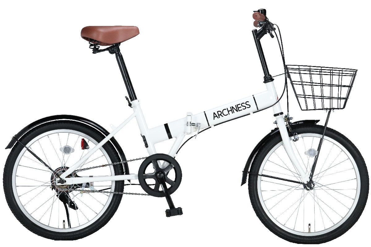 20インチ折りたたみ自転車 カゴ付き