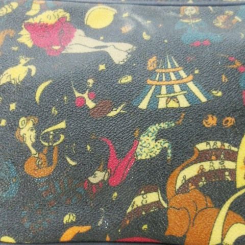 ★新品 PIERO GUIDI MAGIC CIRCUS ショルダーバッグ 総柄 Piero Guidi Magic Circus - 14.5 x 10.5 x 6 in. Large Vintage
