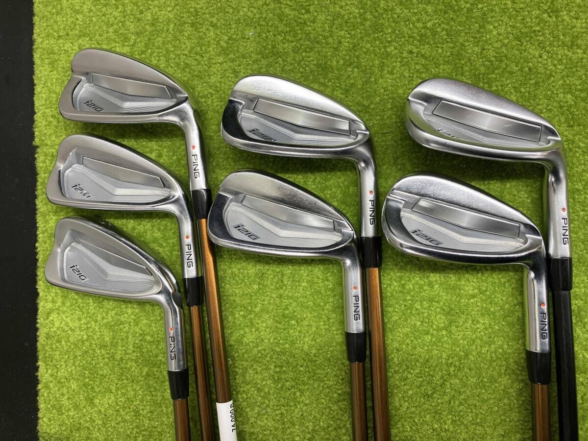 アイアンセット PING i210 (5-9I,W,UW 計7本) flex:R ピン ALTA J CB