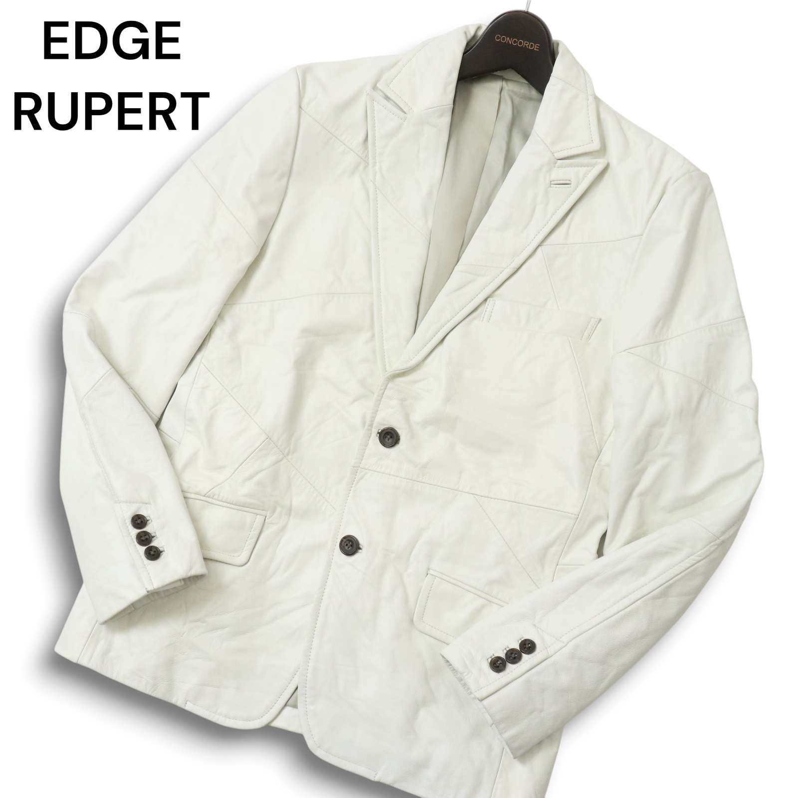 EDGE RUPERT ルパート 秋冬☆ 牛革 カウ レザー パッチワーク 