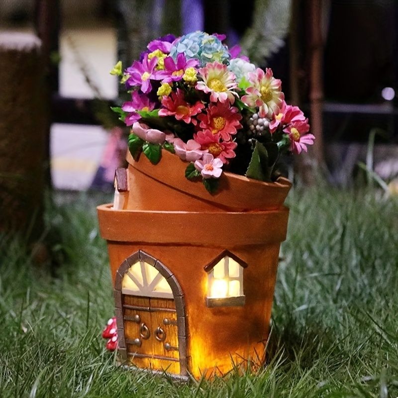 大型 幹極太 華付き エバーフレッシュ 高級陶器鉢 植え込み発送