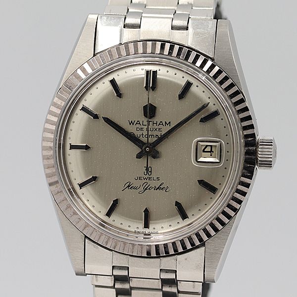ウォルサム 自動巻メンズ腕時計ニューヨーカーデラックス動作品