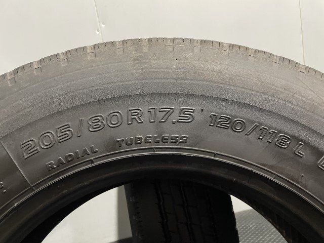 TOYO DELVEX M134 205/80R17.5 120/118L 17.5インチ ライトトラック用 夏タイヤ 2本 21～22年製 バリ溝 シビリアン等　(KTT167)