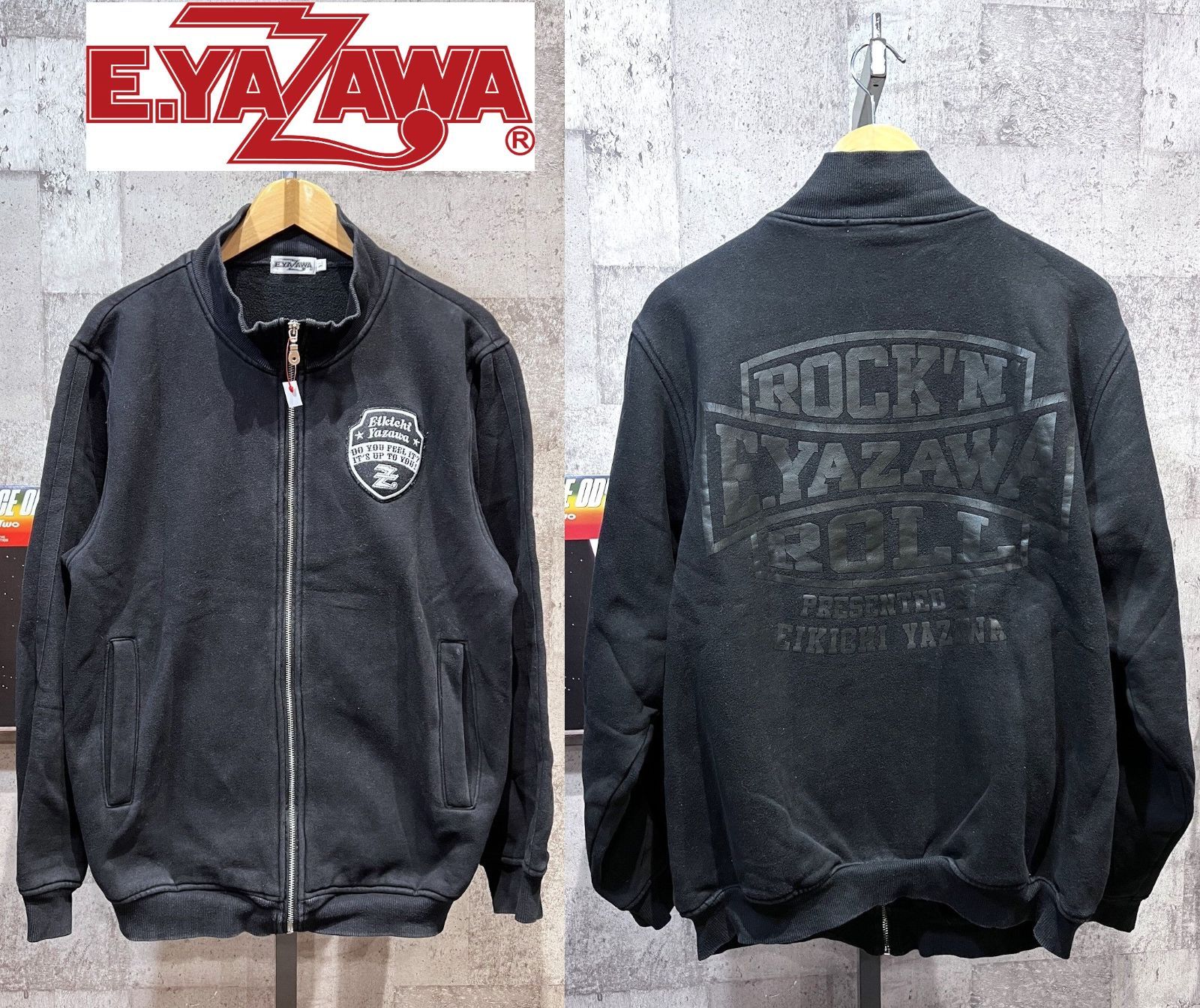 矢沢永吉 フルジップ スウェット ジャケット XL E.YAZAWA - メルカリ