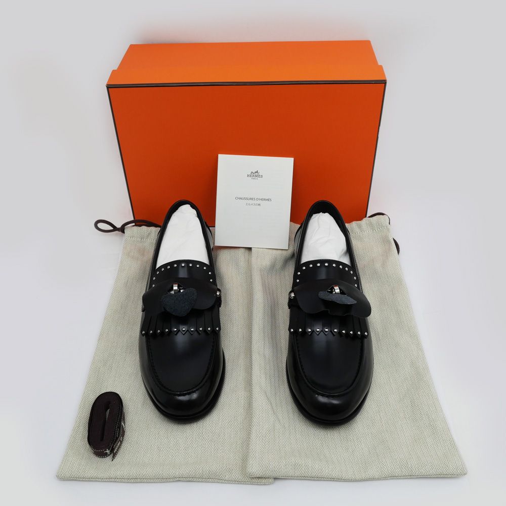 名東】エルメス デスタン モカシン ローファー H242095Z サイズ 38 1/2