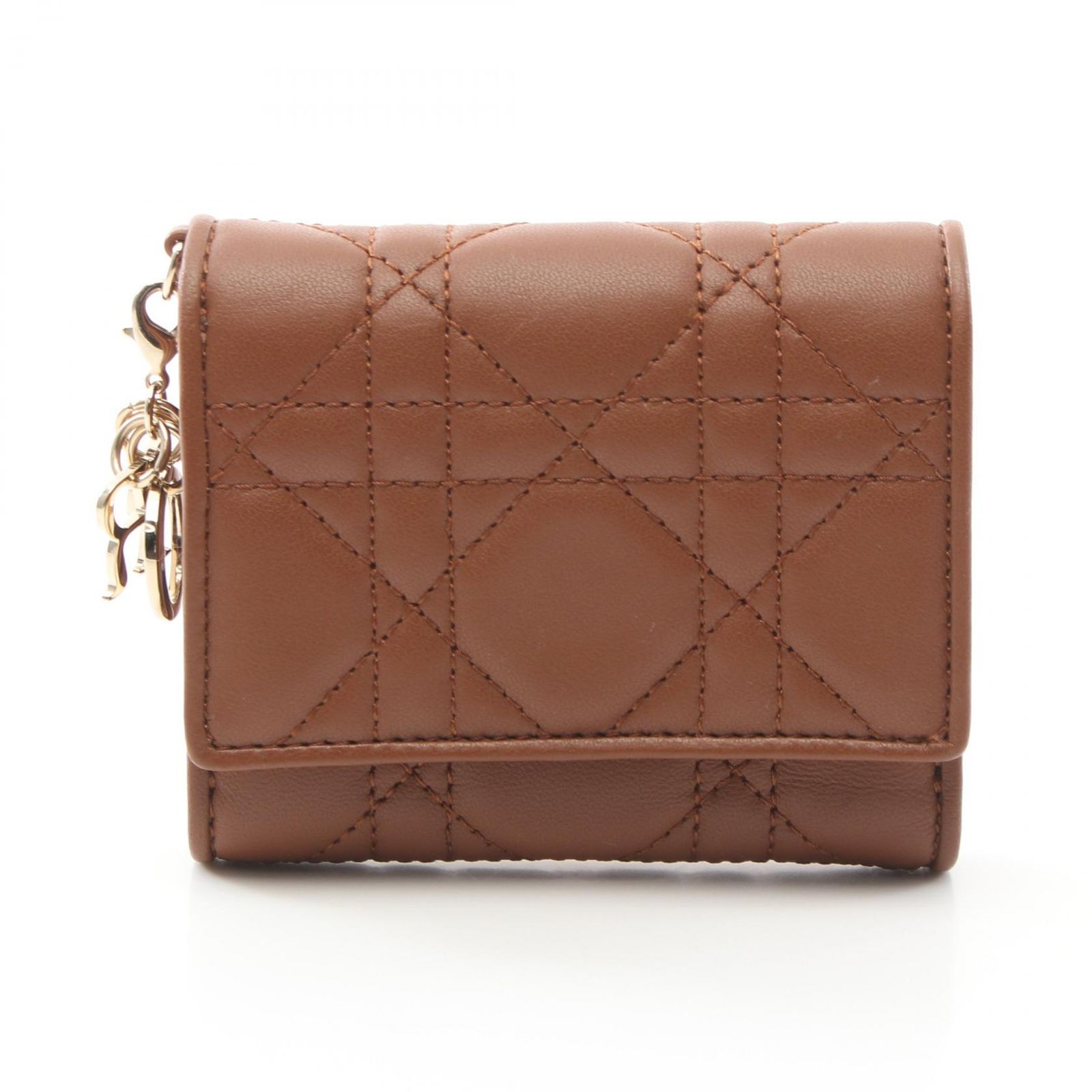 Dior ディオール LADY DIOR ロータスウォレット 三つ折り財布 【公式通販】