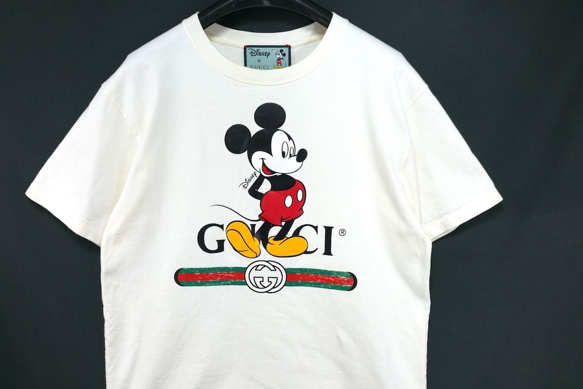 GUCCI グッチ DISNEY ディズニー コラボ ミッキー ロゴ プリント