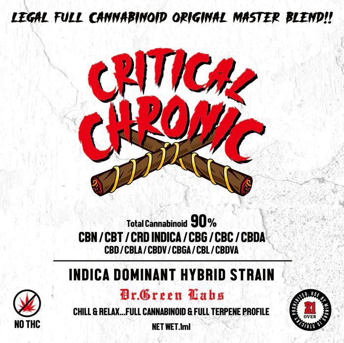 【CRITICAL CHRONIC】総カンナビノイド90%リキッド