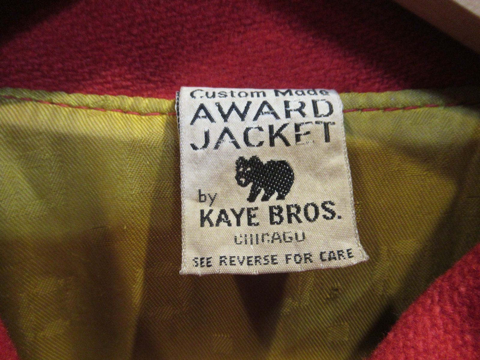 80年代 スタジャン AWARD JACKET by KAYE BROS - メルカリ