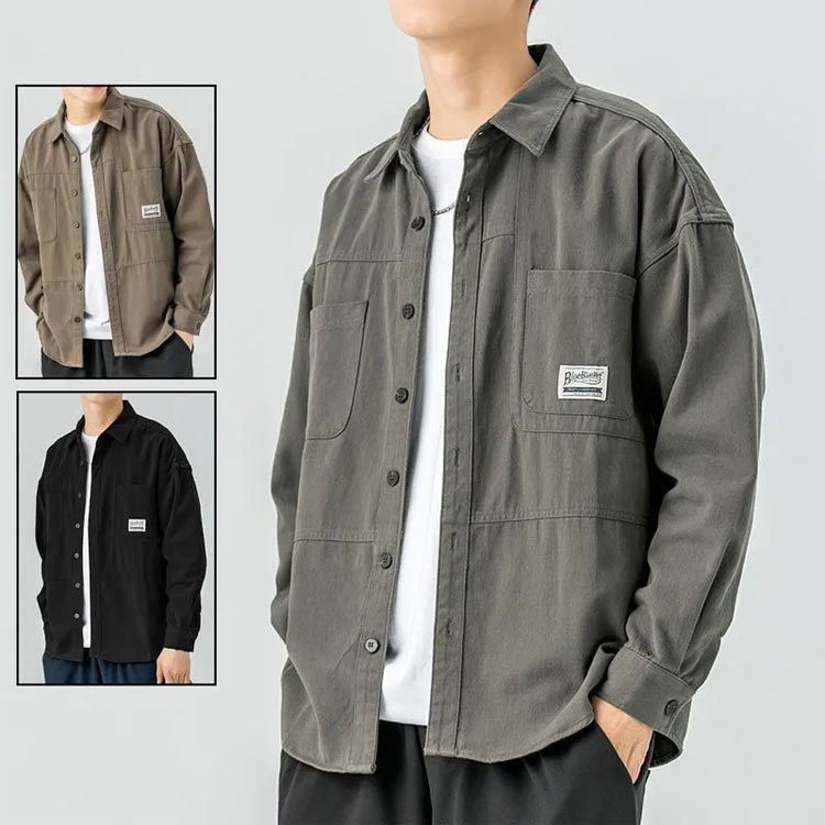 新品未使用　MOUSSY　ミリタリーシャツ　ジャケット ミリタリーシャツ ツイル＆リップストップ ダブルポケット