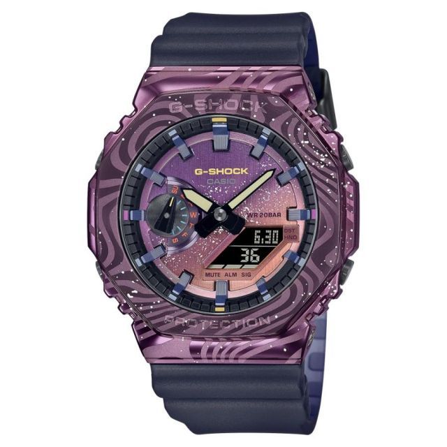 カシオCASIO G-SHOCK Gショック ジーショック 銀河系 天の川モチーフ　GM-2100MWG-1AJR