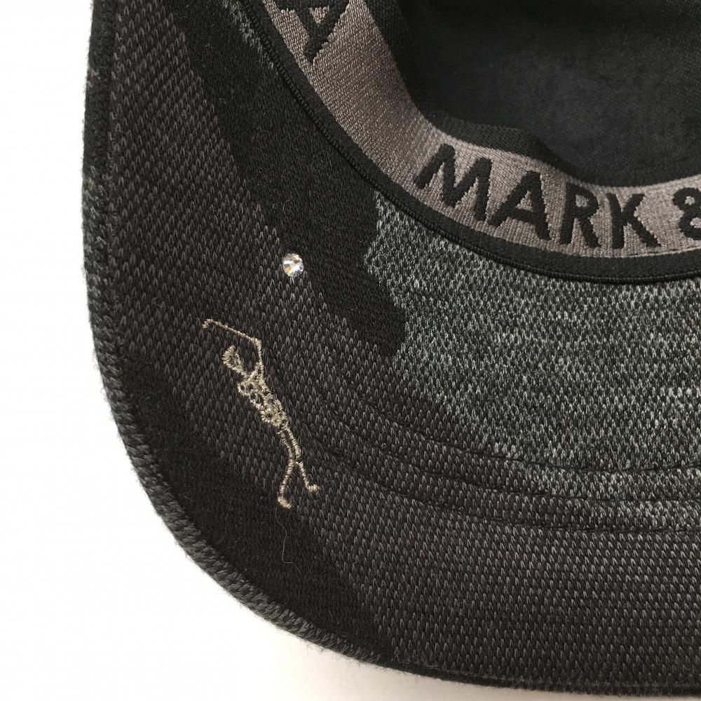 キャップ グレー×黒