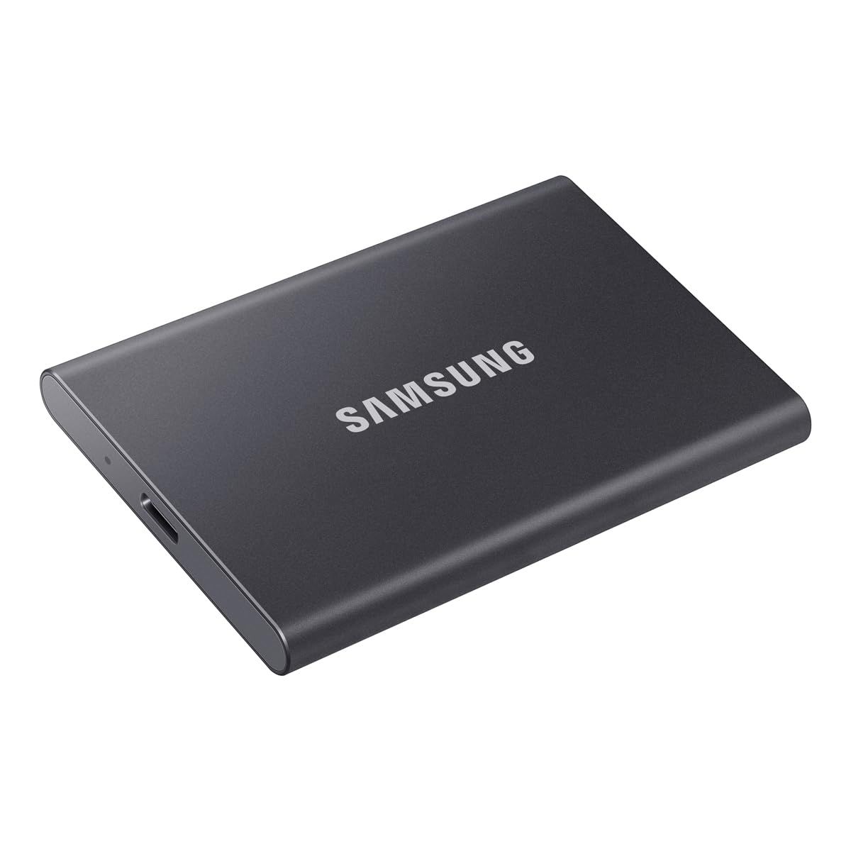 Samsung T7 2TB 外付けSSD 最大転送速度1，050MB/秒 USB3.2 Gen2(10Gbps， Type-C)グレー iPhone15シリーズ動作確認済み MU-PC2T0T/EC 国内正規保証品 [2TB] [T7]