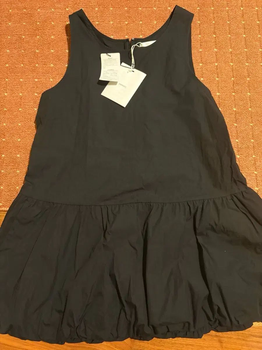 AMOMENTOアモーメント ボリュームミニドレス NYLON VOLUME MINI DRESS -ナイロンボリュームミニドレス