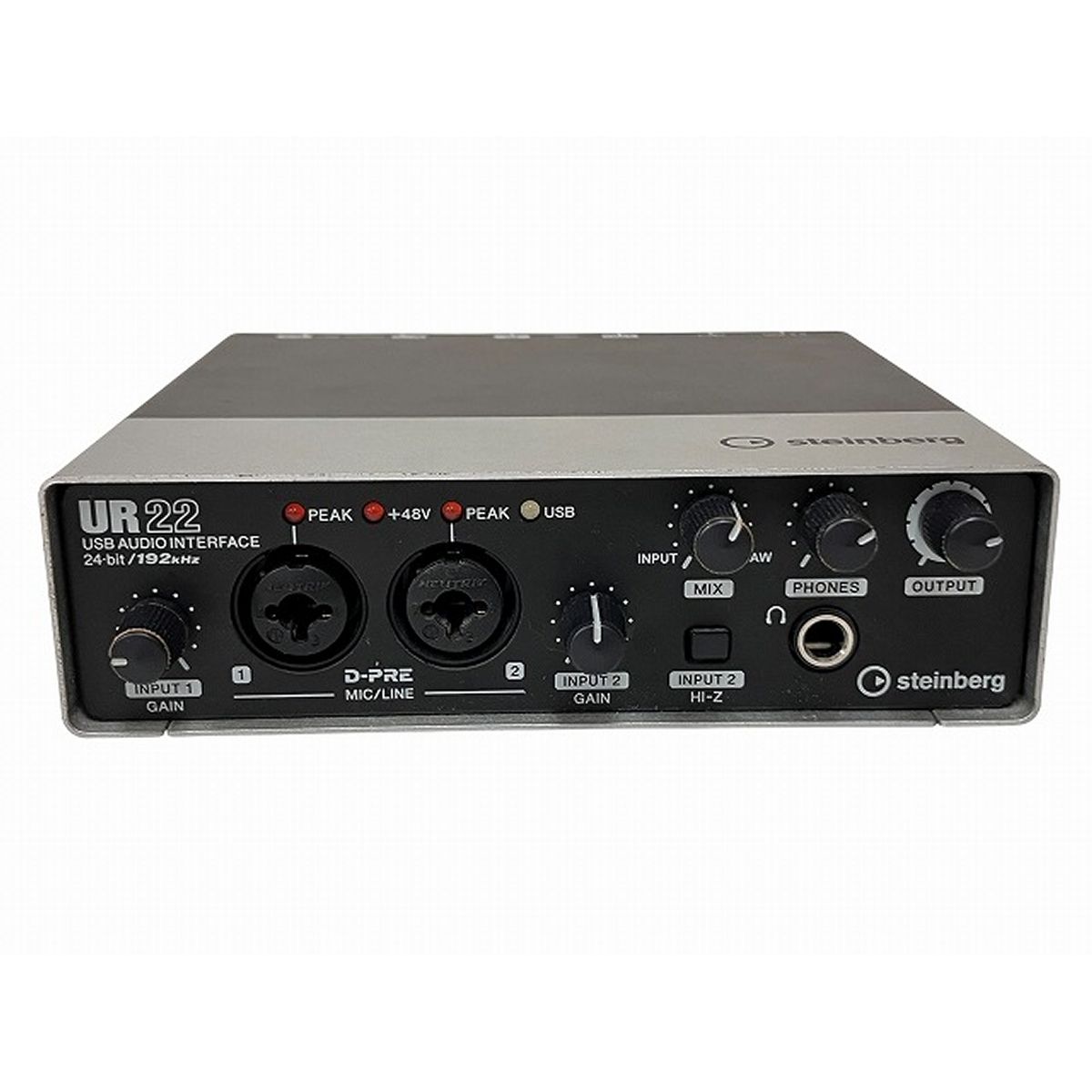 Steinberg UR22 マイクプリアンプ USB オーディオインターフェイス 24bit 192kHz スタインバーグ 音響機材 O10410682