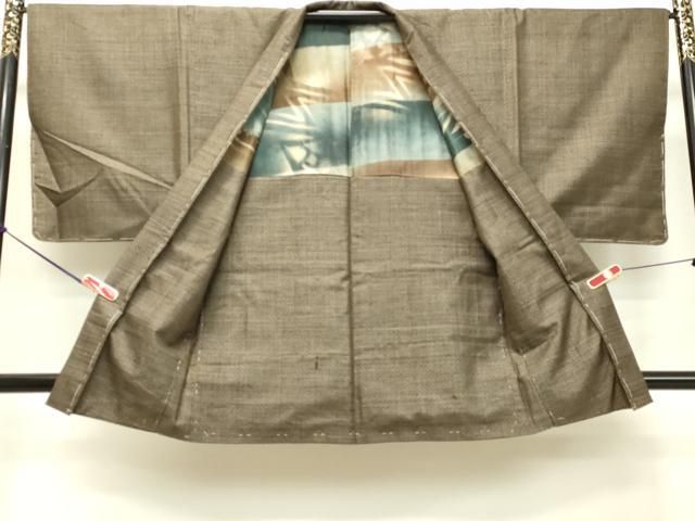 平和屋着物○男性 男柄の最高峰 西郷柄 西郷絣 男性 紬 アンサンブル