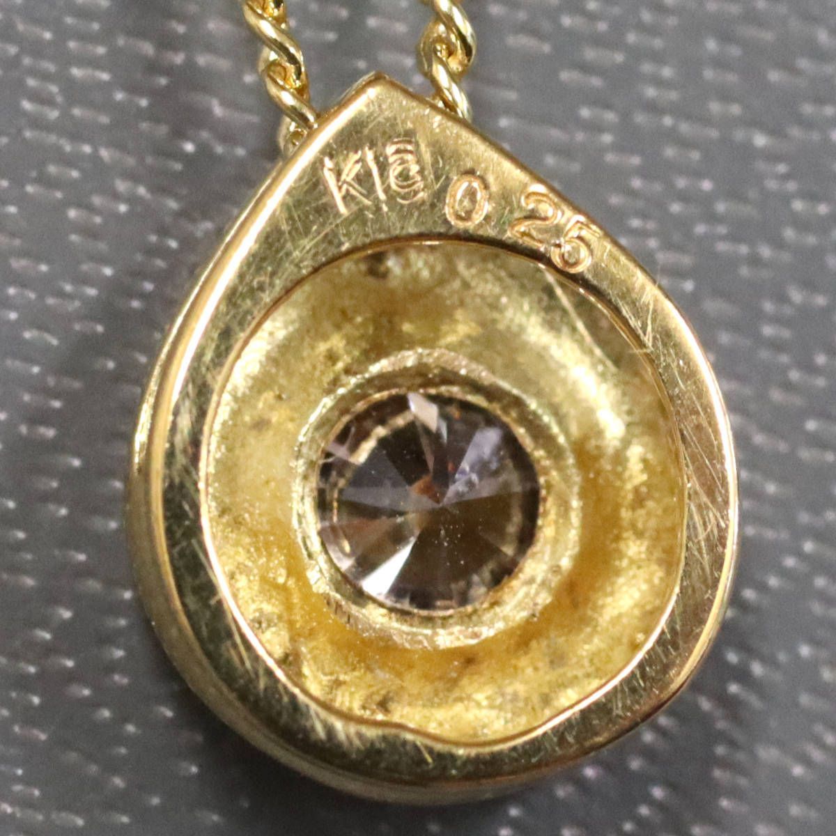 K18ダイヤモンドペンダント D0.25 3.3g - メルカリ 