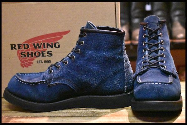 7D 箱付 良品 OCEANS別注 限定 10年】レッドウィング 8173 スエード