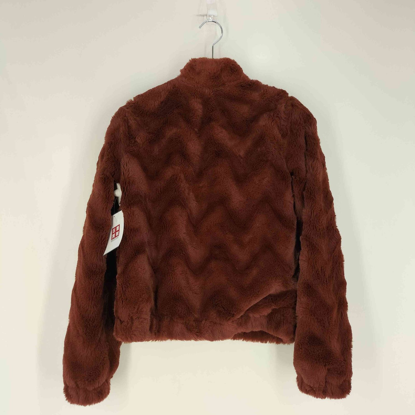 USED古着(ユーズドフルギ) west of melrose フェイクファー クロップドジャケット レデ 中古 古着 0945 ユーズドフルギ USED古着 west of melrose フェイクファー