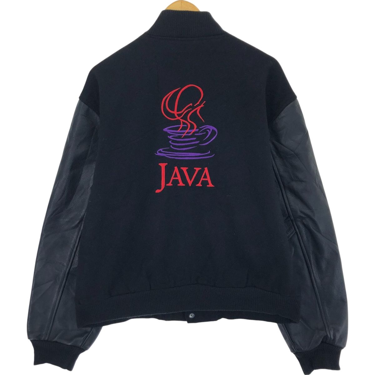 古着 90年代 MAC MURRAY SUN MICROSYSTEMS JAVA 袖革ウールボタン 