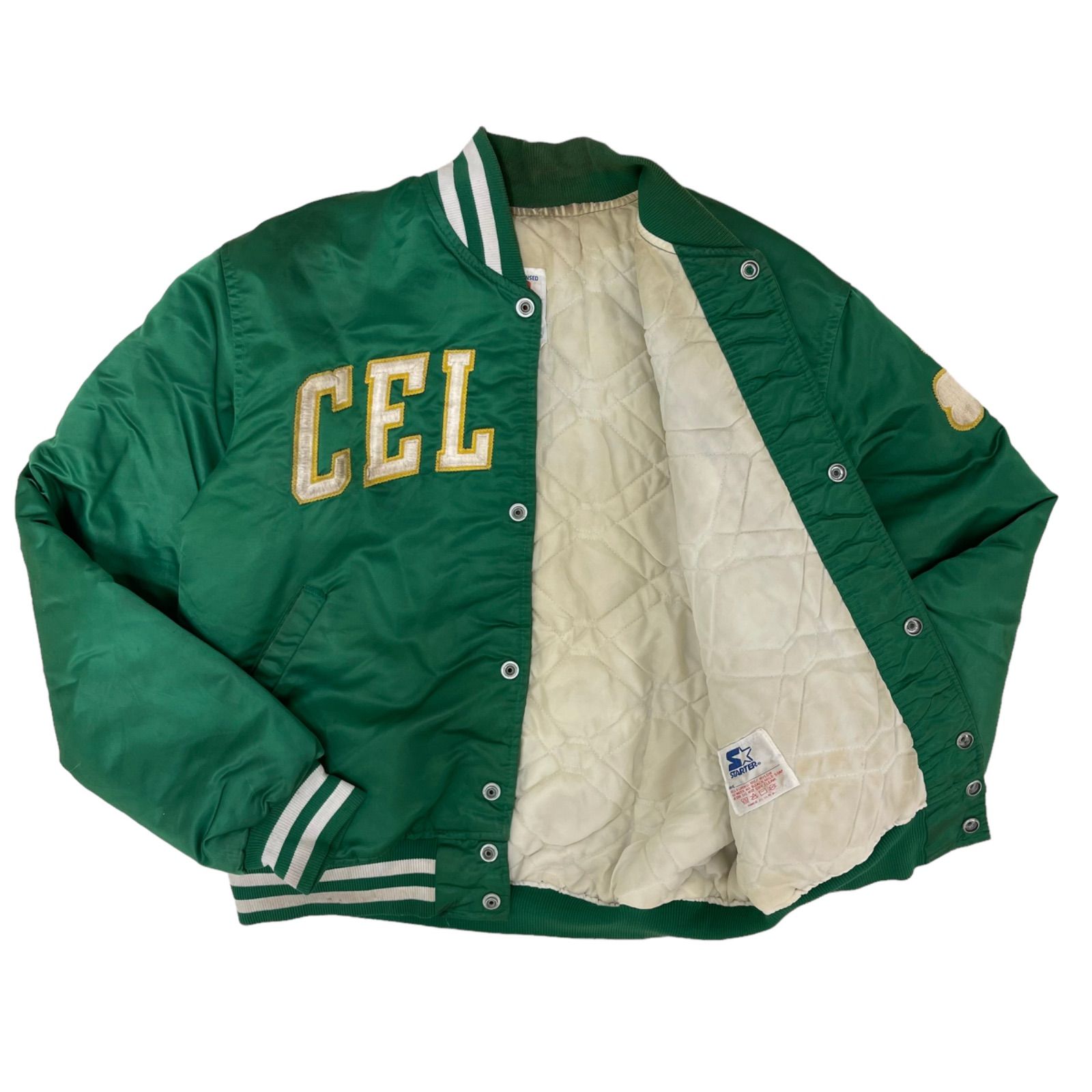 GC557 NLB Boston Celtics スタジャン ナイロンジャケット ジャケット 