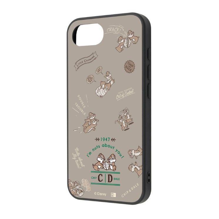 チップアンドデールシリコンスマホケース：iPhone6・iPhone6s対象 Disney iPhoneSE 第3世代 第2世代 SE2 SE3 iPhone8 iPhone7