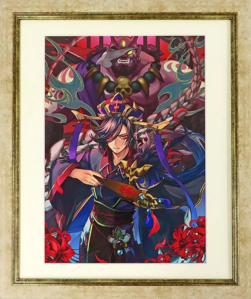中古原画イラストボード 付属品付)モンスターストライク オンライン