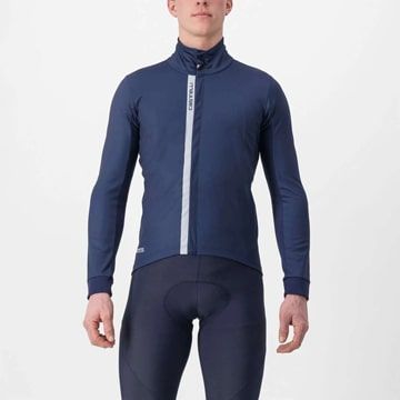 新品・タグ付 CASTELLI(カステリ) ENTRATA JACKET 4523508 424 BELGIAN BLUE/SILVER  M(日本サイズL)(#00661768) - 即出荷可