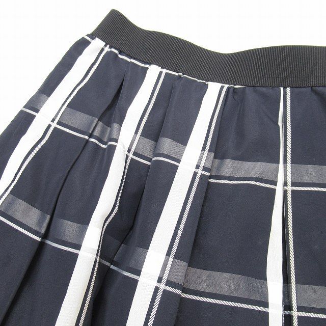 バーバリーブルーレーベル BURBERRY BLUE LABEL チェック プリーツ  