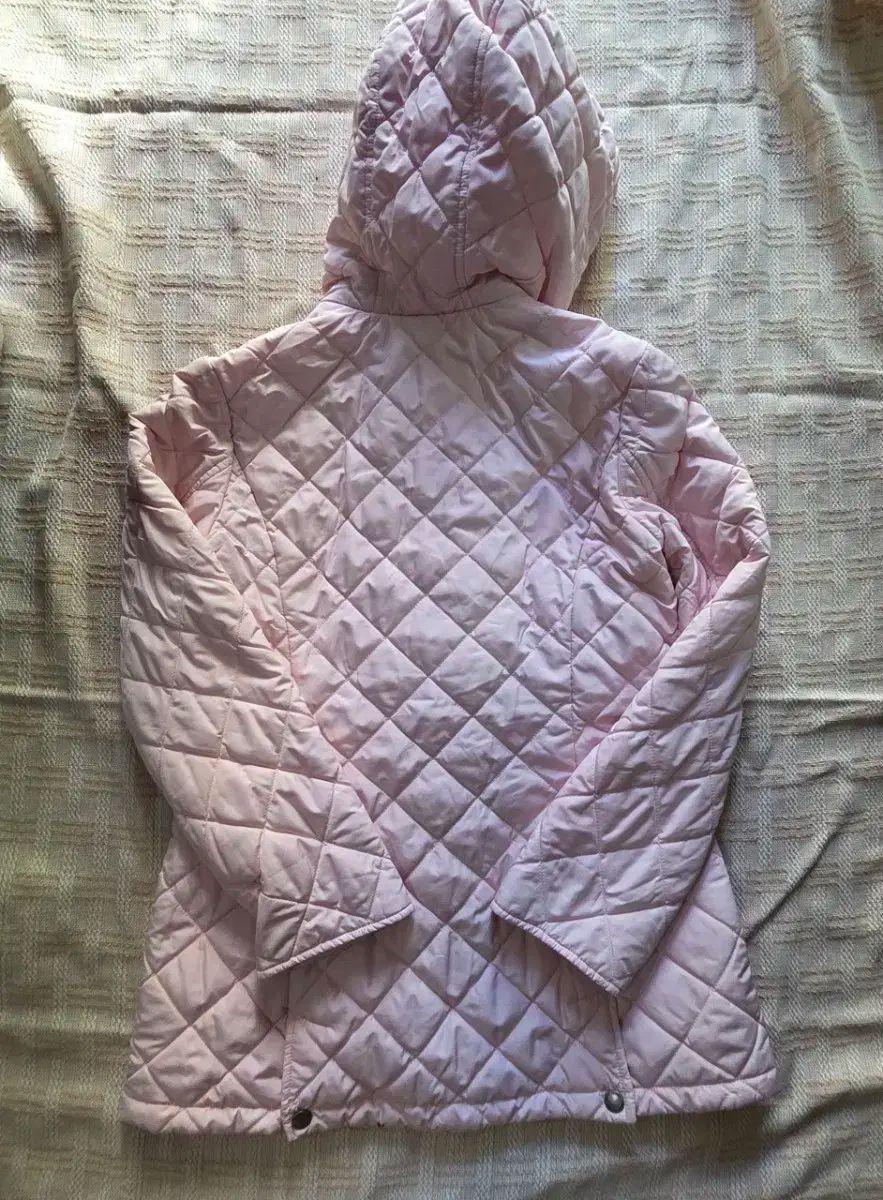 Tommy Hilfiger トミーヒルフィガー ピンク キルティング フード ジャケット 140