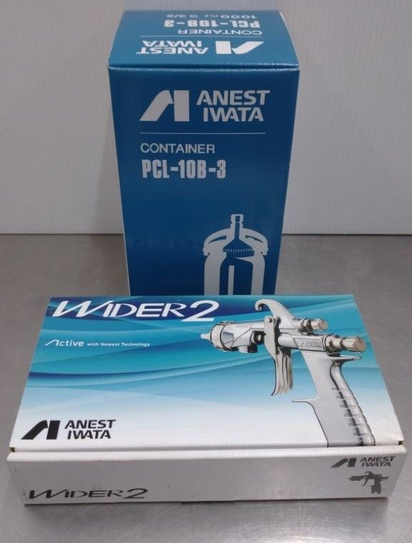 未使用品 アネスト岩田 スプレーガン＋カラーコンテナ wider2-20r1s 未使用品 アネスト岩田 スプレーガン＋カラーコンテナ wider2-20r1s 囗