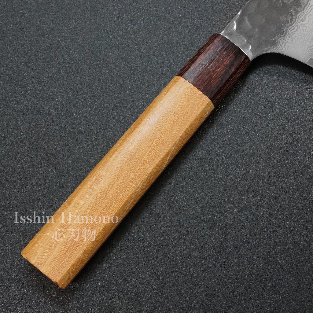 堺孝行】 包丁 和式剣型牛刀 190mm*(実寸200mm) 33層槌目ダマスカス和