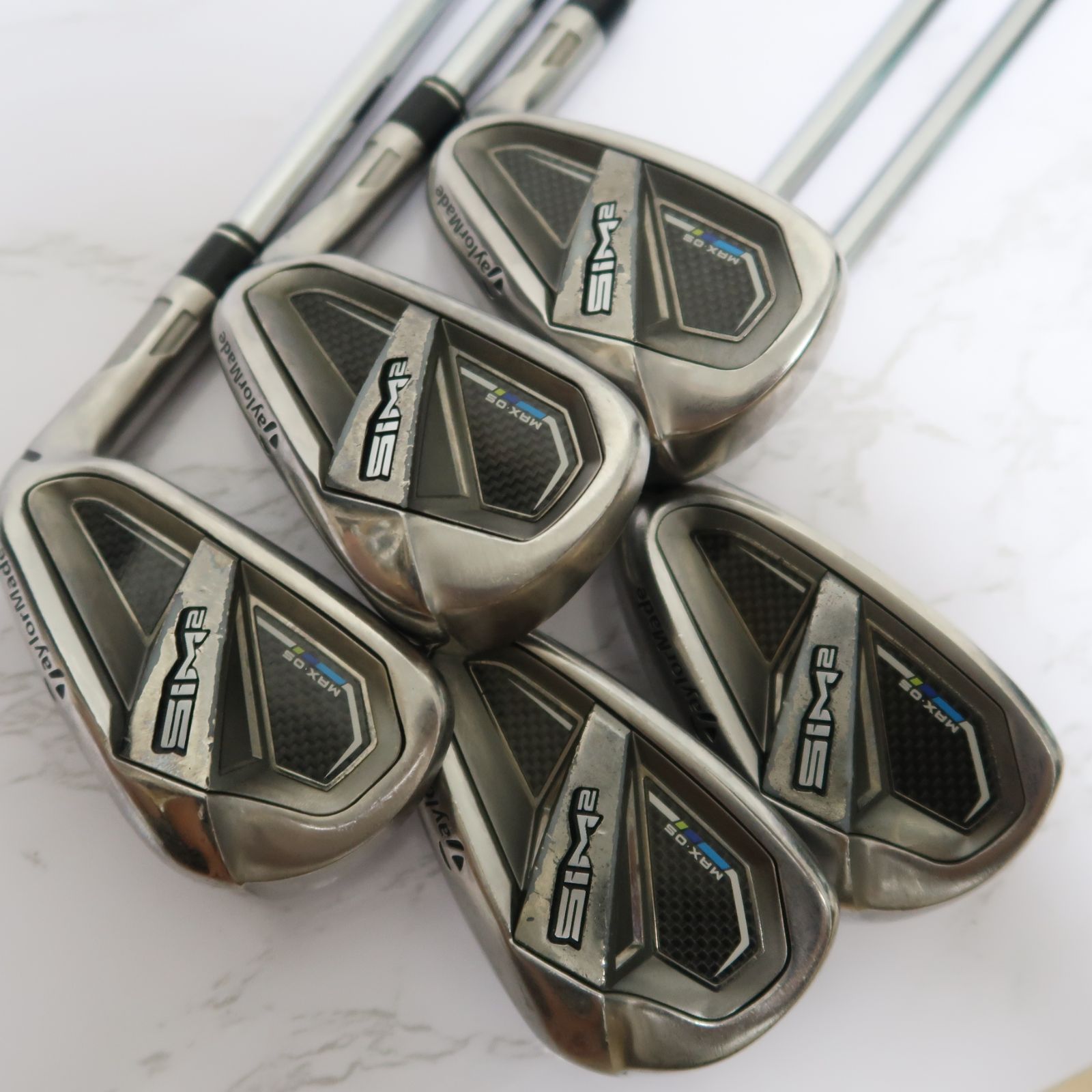 良品】テーラーメイド シムマックス OS メンズアイアンセット 6本 R