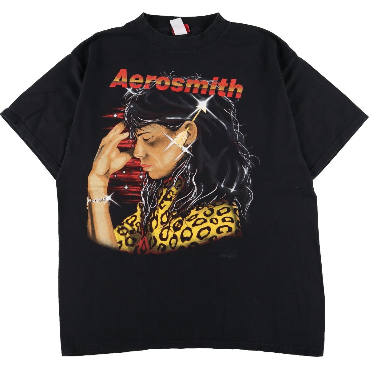古着 90年代 giant AEROSMITH エアロスミス 両面プリント バンドT 