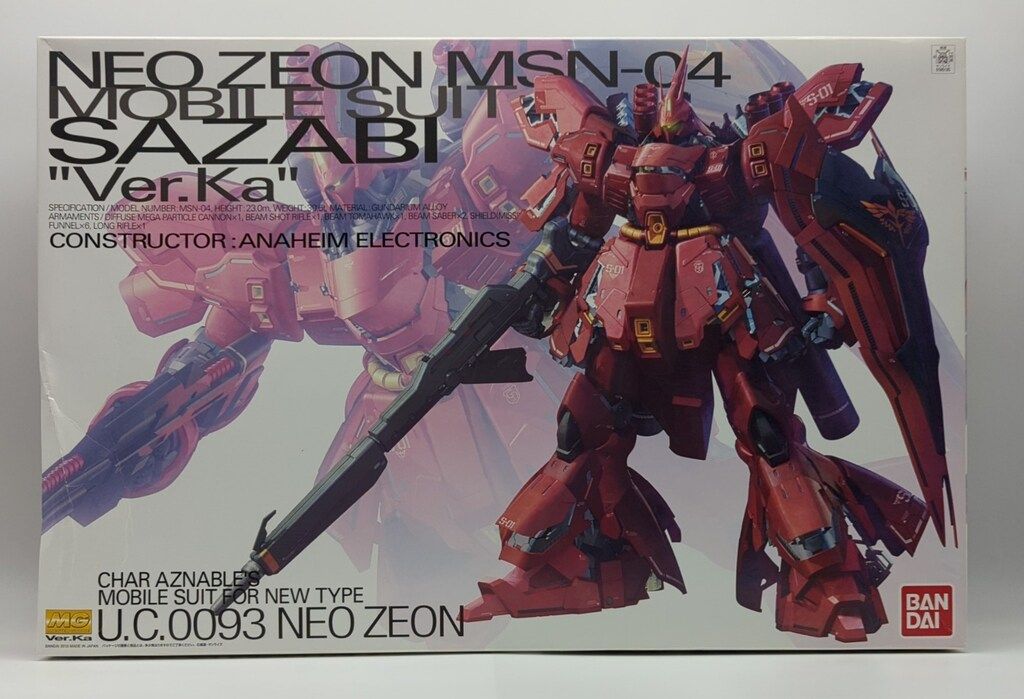 割引 バンダイ MG 機動戦士ガンダム 逆襲のシャア サザビー ver.Ka