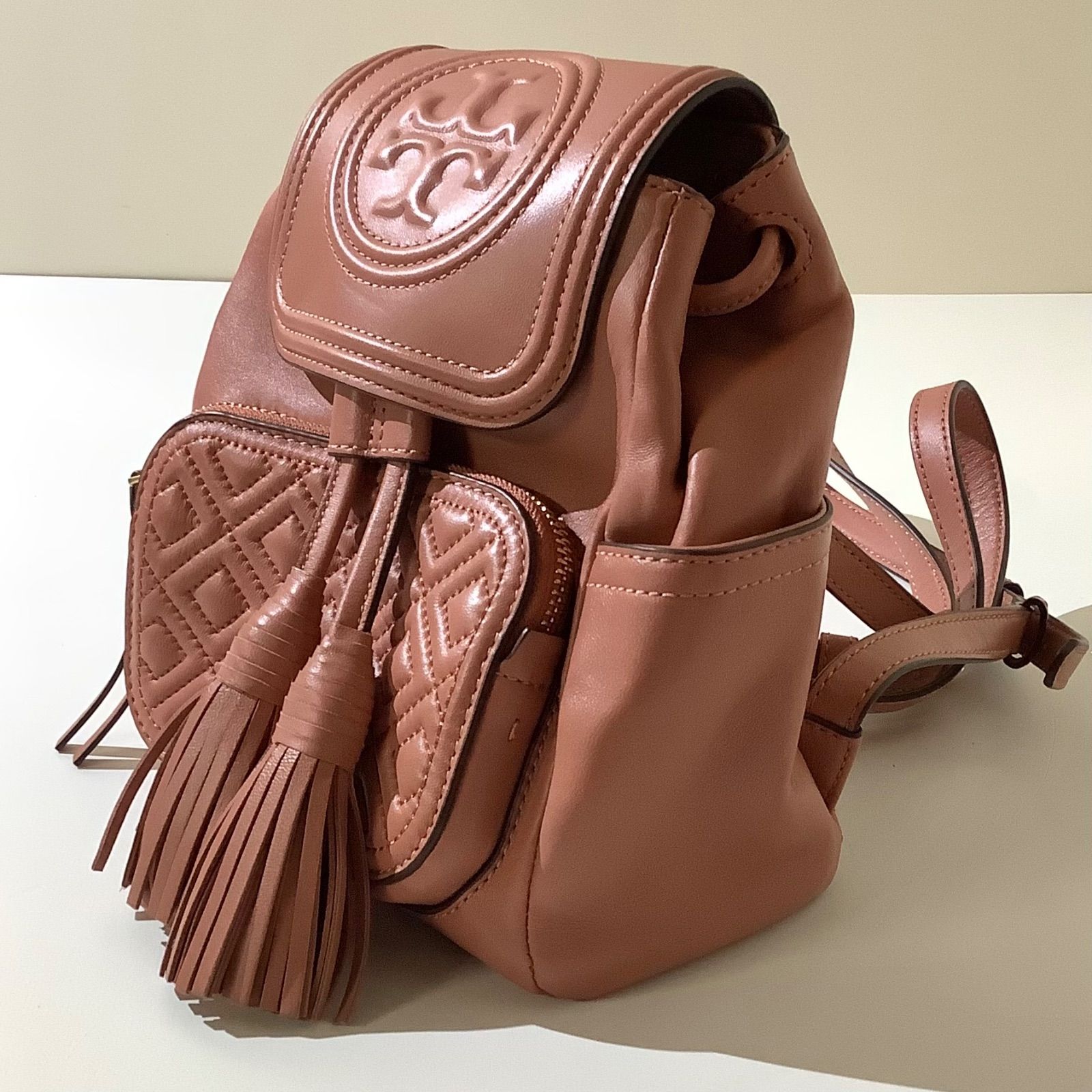 極美品✨トリーバーチ フレミング リュック レザー キルティング