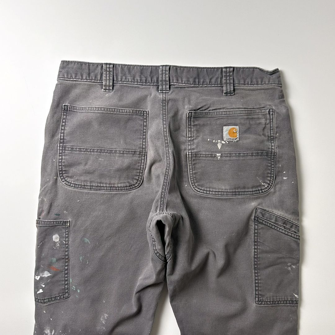 Carhartt ダブルニーペインターパンツ W36 L30 ペンキ跡 フェード感