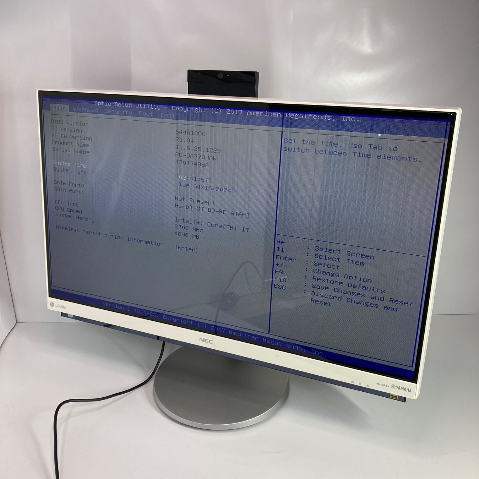 ジャンク品】NEC LAVIE ディスプレイ一体型デスクトップPC