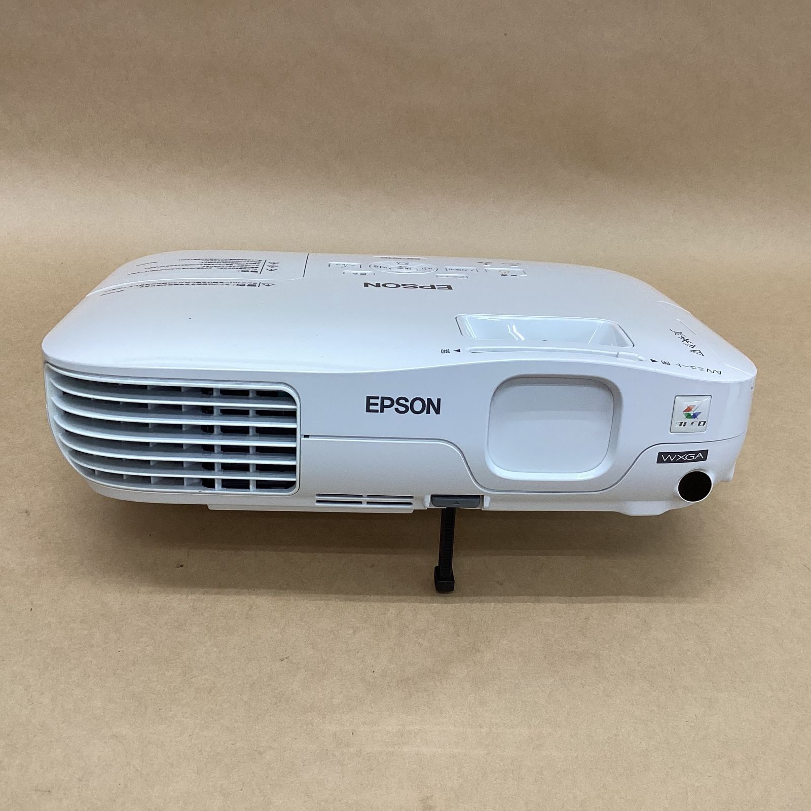 ランプ使用847時間 エプソン ビジネスプロジェクター EB-W10 2600ルメーン D-SUB HDMI USB-Bケーブル リモコン