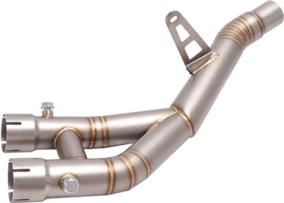エキゾーストパイプ 中間パイプ MT-10 R1 2015-2021年 純正マフラーに適合します ステンレス製