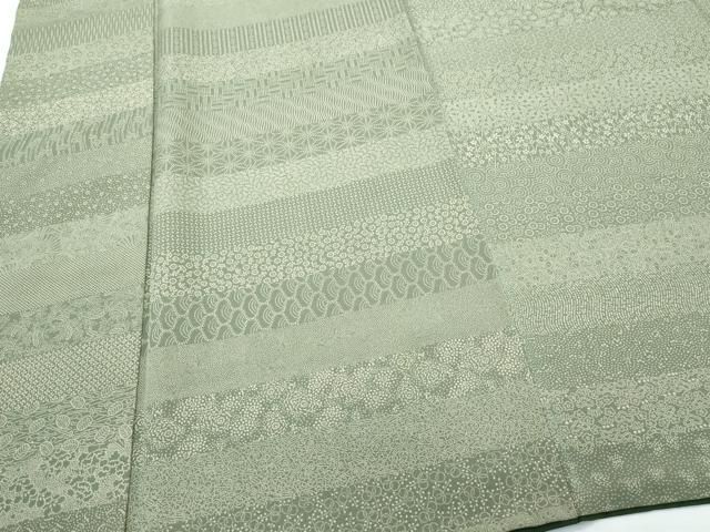 平和屋着物○伝統工芸師 服部光擴 江戸小紋 百柄 正絹 逸品 CAAR8057vf