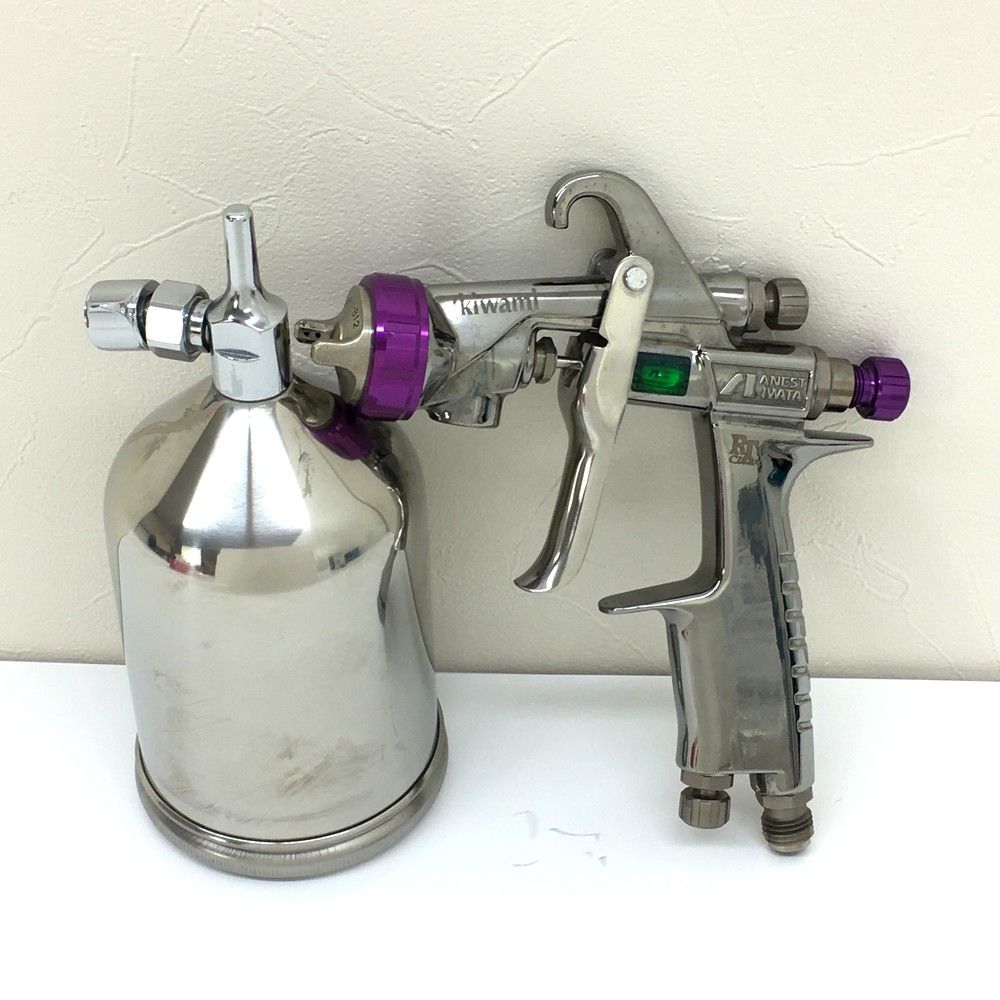 アネスト岩田 KIWAMI-1-16B12 スプレーガン PC400SB2LF ステンレス製脚付き重力式カップ付き