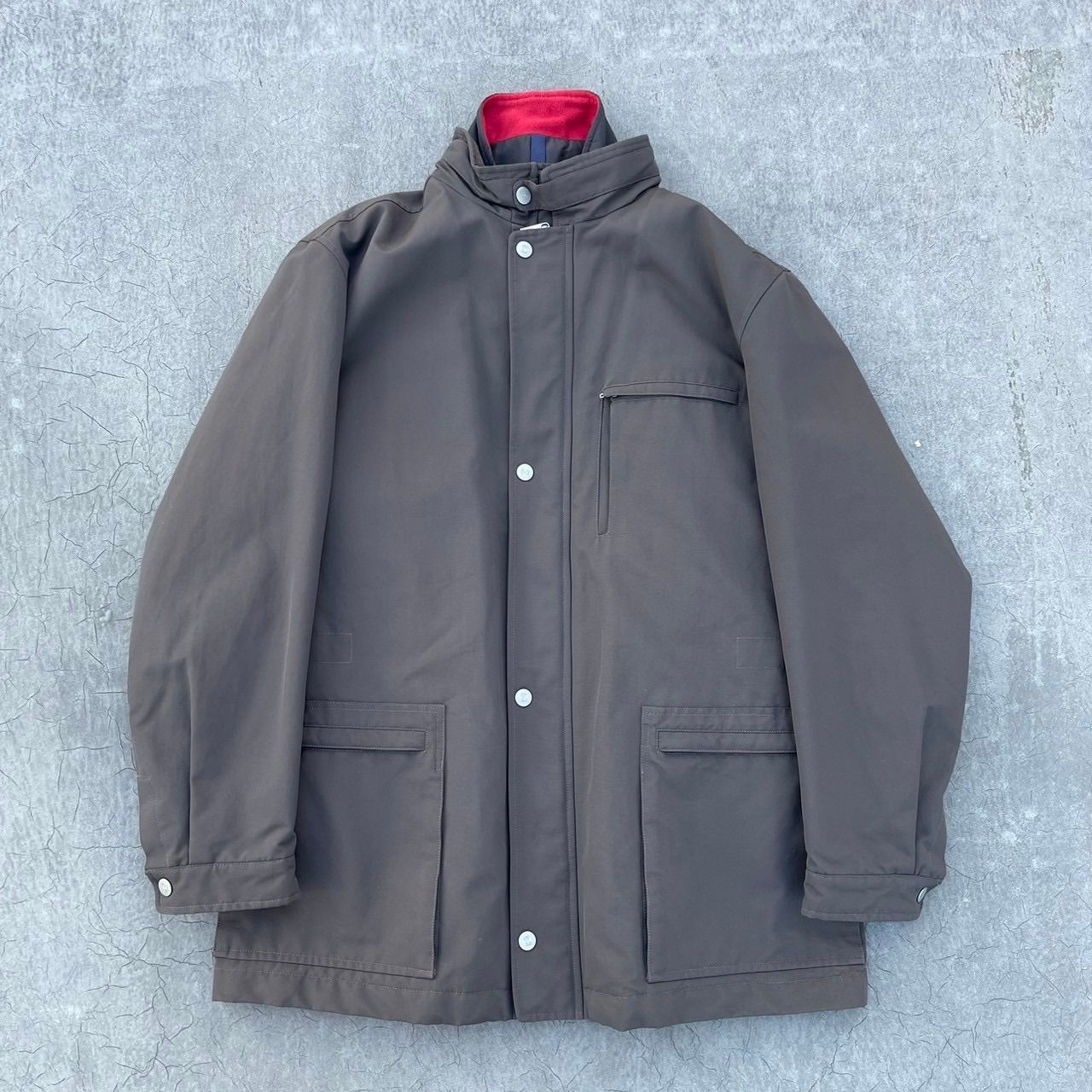 zegna sport vest docking 3way zip coat
