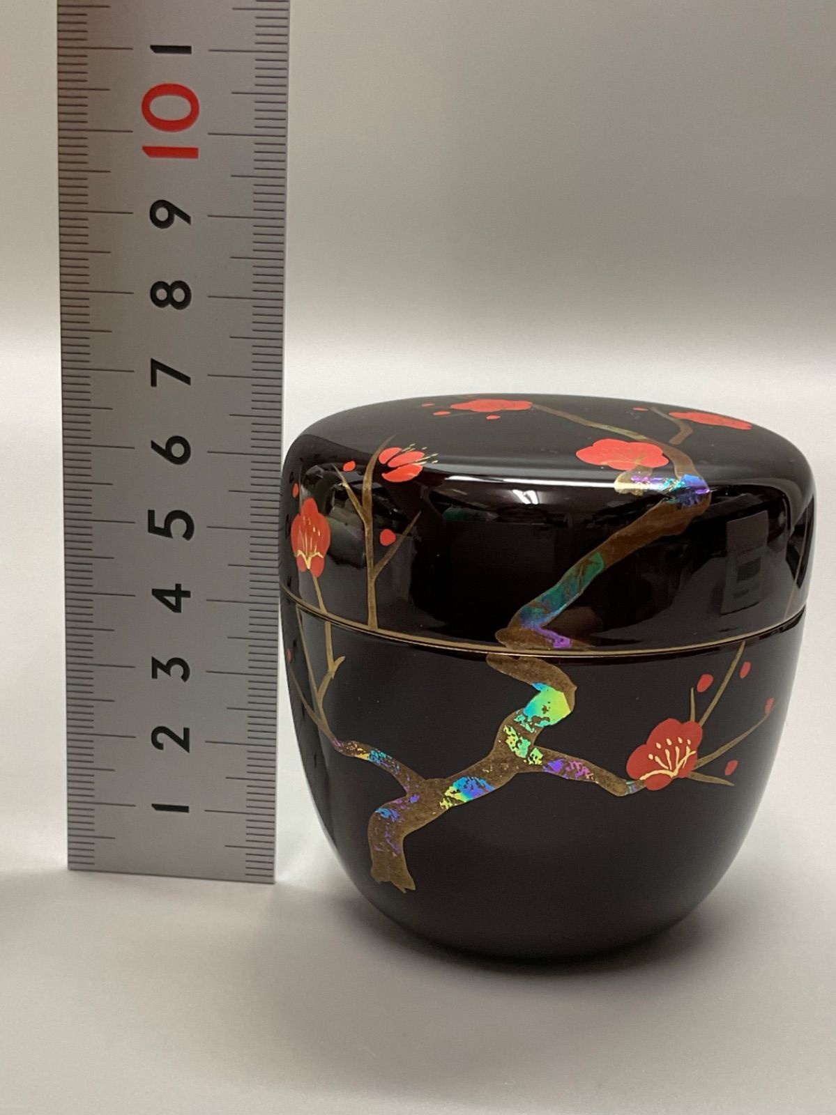 棗　【宗新】【梅に鶯　蒔絵】 棗 【宗新】【梅に鶯 蒔絵】