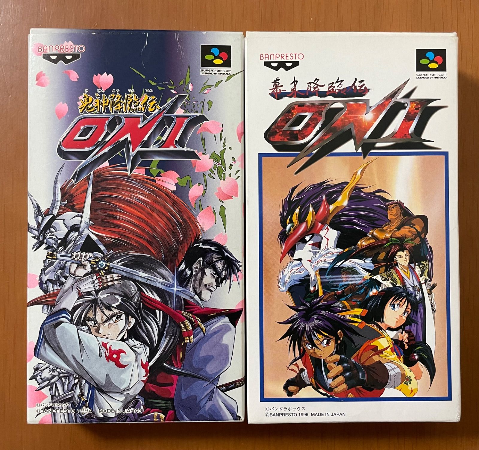 SFC 幕末降臨伝ONI 鬼神降臨伝ONI 箱説明書付き - メルカリ