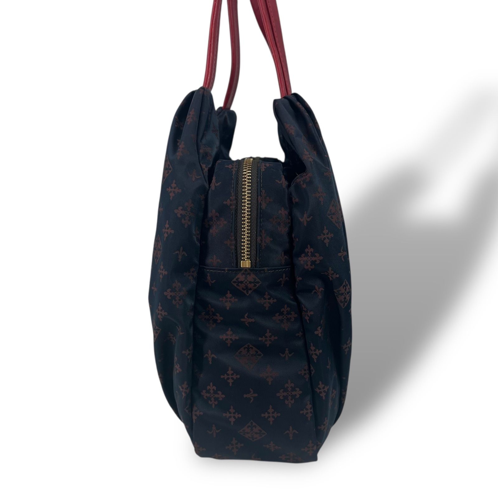 極美品】russet ラシット トートバッグ レディース ナイロン ネイビー