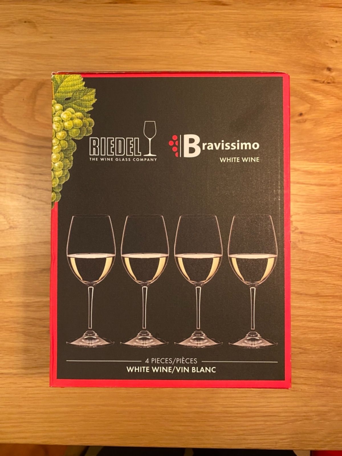 新品　リーデル ワイングラス BRAVISSIMO  4個セット　 白ワイン
